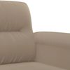 vidaXL 2-tlg. Sofagarnitur mit Kissen Taupe Mikrofasergewebe 3202314 Bild 5