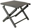 Mojawo Armlehnstuhl Garten Klapphocker / Fußhocker Metall - Textilen Anthrazit / Grau Bild 2