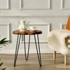 Spetebo Beistelltisch Holz Beistelltisch Kiefer massiv 45 cm - rund Bild 2