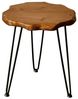 Spetebo Beistelltisch Holz Beistelltisch Kiefer massiv 45 cm - rund Bild 4