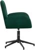 vidaXL Drehstühle 4 Stk. 54 x 55 x 90 cm Dunkelgrün Samt (V) 3428331 Bild 4