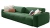 KAWOLA Big Sofa PALACE 3-Sitzer mit Sitztiefenverstellung Cord smaragd 74 x 120 x 298 cm Bild 3