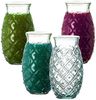 BigDean 4x XXL Trinkgläser im Ananas-Look 700 ml - Made in Spain - Aus 100% Recycling-Glas - Gläser-Set für Sommer-Partys - Saftgläser Cocktailgläser Bild 5