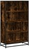vidaXL Bücherregal Räuchereiche 80,5x35x139 cm Holzwerkstoff 3300847 Bild 2