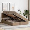 vidaXL Aufbewahrungsbett mit Matratze Cappuccino 140 x 200 cm 3370400 Bild 4