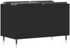 vidaXL Plattenschrank Schwarz 74,5x38x48 cm Holzwerkstoff 831717 Bild 3