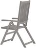vidaXL Verstellbare Gartenstühle 8 Stk. Grau Massivholz Akazie 3075140 Bild 5
