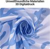 Duschvorhang 120x200 cm Unterwasseralgen Antischimmel Textil Saum Bild 3