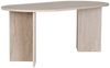 Elegant Dining Table, Travertine Color, 180 x 75 x 89.5 cm | 100% Melamine Coated Particle Board, 25 mm Thickness | Perfect for Modern Dining Spaces Bild 3