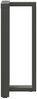 vidaXL Bartischbeine T-Form 2 Stk. Anthrazit 40x35x(90-91) cm Stahl 4013074 Bild 5