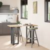 vidaXL Bartischbeine T-Form 2 Stk. Anthrazit 40x35x(90-91) cm Stahl 4013074 Bild 3