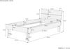 Erst-Holz Extra stabiles hohes Massivholzbett 120x220 Seniorenbett Einzelbett Buche 60. 81-12-220 oR Bild 4