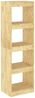 vidaXL Bücherregal Raumteiler 40 x 30 x 135,5 cm Massivholz Kiefer [808143] Bild 2