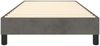 Polsterbett Stoff Dunkelgrau 90x200 cm Samt Bild 5