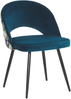 Esszimmerstuhl Samtstoff blau 2er Set VIVIAN Bild 4