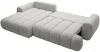 Vente-unique - FRIDORA Sofa Stoff Grau - B 168 cm x H 81 cm x L 272 cm Bild 5