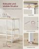 VASAGLE Tisch, Computertisch, Bürotisch, 100 x 50 x 76 cm, moderner Stil, für Arbeitszimmer, Schlafzimmer, Wohnzimmer, naturbeige-perlweiß Bild 4