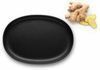 Eva Solo Nordic kitchen Teller Oval, Speiseteller, Servierteller, Servierplatte, Steinzeug, Black / Schwarz, 26 cm, 512701 Bild 2