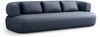 Micadoni Sofa Jenny 4-Sitzer Chenille Perfect Harmony Dunkelblau Bild 2