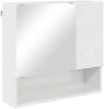 vidaXL Spiegelschrank Hochglanz Weiß 59 x 17 x 55 cm Holzwerkstoff 883368 Bild 2