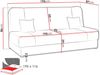 Schlafsofa Jonas Premium mit Bettkasten (Farbe: Piano 26) Bild 5