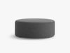 Micadoni Pouf Dia 90cm Boucle Baloo Dunkelgrau Bild 2