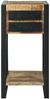 vidaXL Beistelltisch mit Regal Braun 40 x 40 x 80 cm Massivholz Mango 4015987 Bild 5