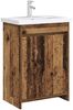 vidaXL Badunterschrank Altholz 56 x 37,5 x 81 cm Holzwerkstoff 890782 Bild 3