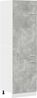 vidaXL Kühlumbauschrank Lyon Betongrau 60x57x207 cm Holzwerkstoff 856124 Bild 2