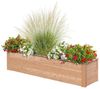 Gartenpirat Blumenkasten "Astrantia" Pflanzkastensystem Lärchenholz massiv Naturholz, 4 Größen:38×38-134×38cm(T=39cm), NaturHolz, Wandprofil20×120 Bild 4