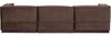 Ecksofa Chaiselongue Manu - Samt Braun, Links Bild 5