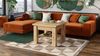 designimpex Couchtisch Design Couchtisch Cleo stufenlos höhenverstellbar aufklappbar Esstisch Bild 3