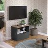Kommode Wido Anthrazit/Sonoma 60 x 50 cm mit klappe Vicco Bild 3