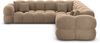 Couch Monteverde L Form in Samtstoff - Samtstoff - braun Bild 3