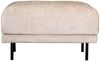 Bronx71 Chenille Hocker Denver rechteckig weiß/beige Bild 5