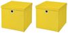 StickandShine Faltbox 2 Stück 32 x 32 x 32 cm Faltbox mit Deckel Stoffbox Aufbewahrungsbox Bild 3
