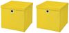 StickandShine Faltbox 2 Stück 32 x 32 x 32 cm Faltbox mit Deckel Stoffbox Aufbewahrungsbox Bild 4