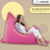 LAZY BAG Sitzsack für Indoor & Outdoor, Pink-Rosa, Baumwolle, 400 l Bild 2