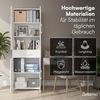 Bellamio 'Apol' Mehrzweckschrank, weiß, 176x33x60 cm, Aktenschrank mit Schublade und 5 Ablagefächern Bild 5