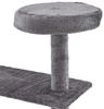 Katzenkratzbaum Kratzbaum Katzenbaum 150cm Spielbaum Kletterbaum für Katzen Grau Bild 5