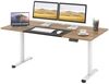 COSTWAY Schreibtisch, höhenverstellbar elektrisch, mit Memory-Funktion 140x70cm Bild 5