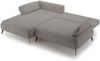 Selsey 'Avolla' Ecksofa mit Schlaffunktion, Bettkasten und hydrophober Chenille, linksseitig, Graubeige Bild 4