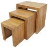 riess-ambiente Beistelltisch MAKASSAR 45cm braun - Mangoholz, Massivholz, Handarbeit, variabel (Set, 3-St, 3x Beistelltisch), frei stellbare Couchtische - ideal für Wohnzimmer, TV-Ecke oder Lofts Bild 2