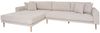 Ecksofa >Lido< in beige melange, Polyester - 290x76x92cm (BxHxT) Bild 3