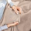 Purenature Strukturdecke Charlotte, uni beige Bild 2