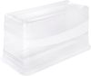 keeeper Aufbewahrungsbox mit Deckel und Schiebeverschluss, 79,5 x 39,5 x 40 cm, 83 l, Cornelia, Transparent Bild 3
