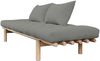 KARUP DESIGN PACE Futonsofa Gestell Natur Matratze Grau Bild 3