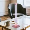 LED Tischleuchte, Luftblasenoptik, kupfer, H 35,5 cm Bild 2