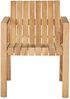 Gartensessel Manti aus Teakholz, modern massiv, Outdoor geeignet, braun, natürliche Holzmaserung Bild 3