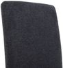 2er-Set Esszimmerstuhl Latina, Küchenstuhl Stuhl, Stoff/Textil ~ dunkelgrau, helle Beine Bild 5